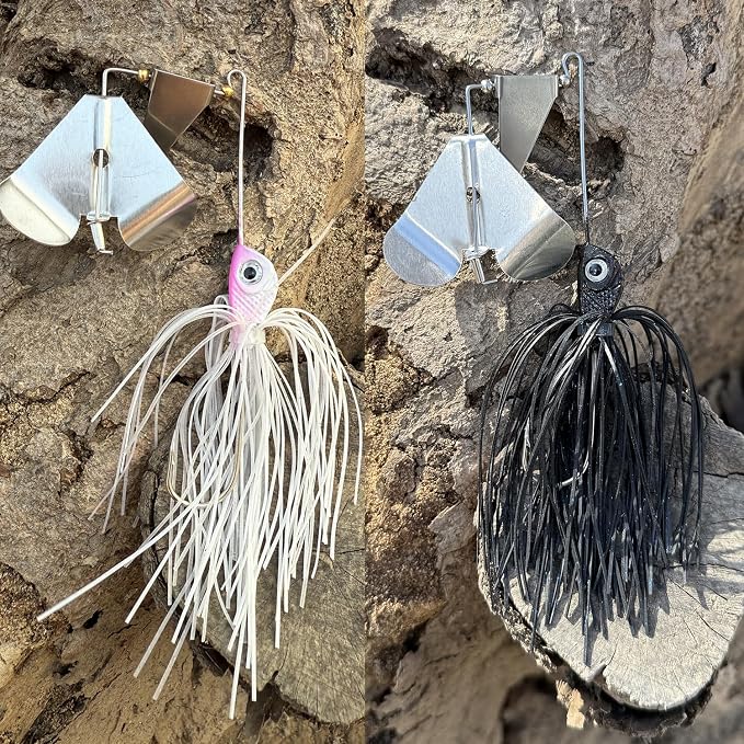 Fishing Lures Buzzbait Spinnerbait Jigs Lure for Bass Pike Fishing Freshwater 5/8oz Bass Fishing Lures