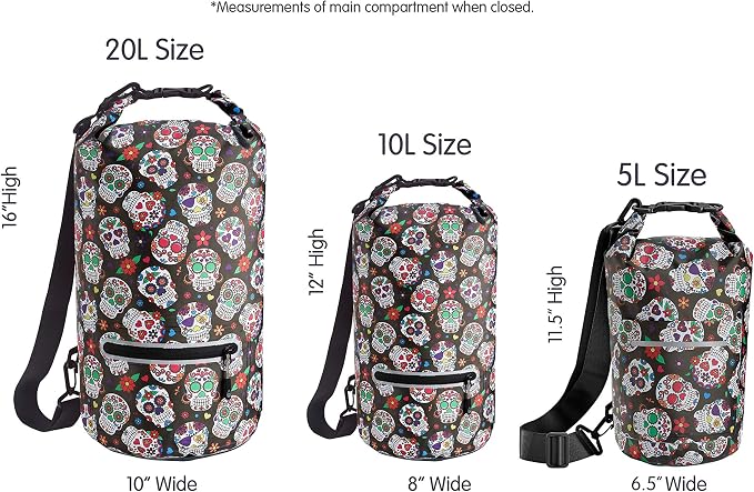Skog Å Kust DrySak Roll Top Waterproof Bag, 5, 10 & 20 Liter