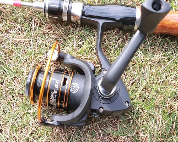 19.7” Ice Fishing Rod and Reel Combo-Spinning Ice Fishing Combos Fishing Poles Bass Crappie Rod Fishing Pole Kids Fishing Pole Ice Fishing Gear for Winter Fishing
