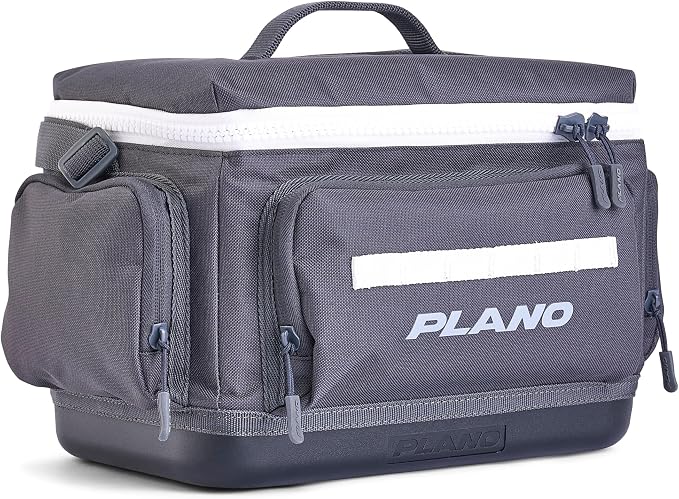 Plano Weekend 3600 Tackle Bag, Cutting-Edge Fishing Tackle Bag, Molded Waterproof Base, Spacious Storage, Die Cut Tool Sleeves, Daisy Chain Attachment Points