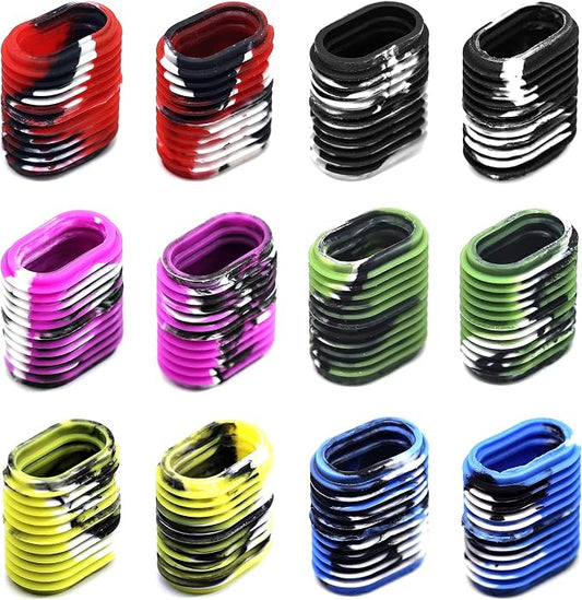 SAMSFX Rubber Fishing Reel Handle Grip Sleeve Non-Slip Baitcaster Knob Covers for Casting or Spinning Reel