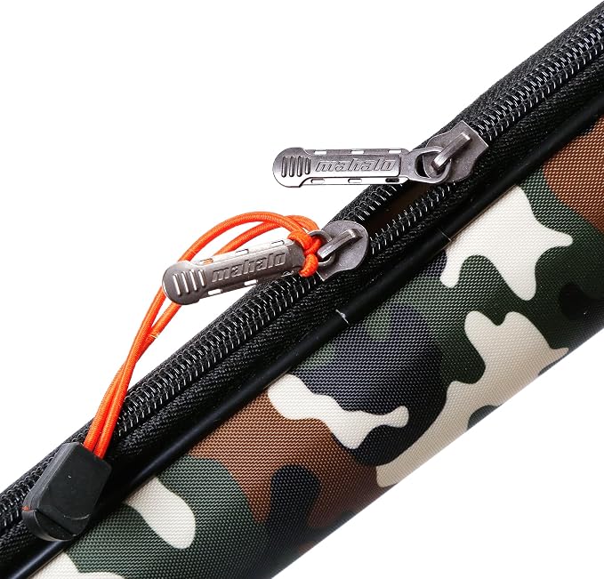 Foldable Fishing Rod Bag 45-Inches Durable Fishing Tackle Bag Storage Bag Portable Rod Tubes Rod Cases (Suit for 2-Piece 7-Feet Rod)