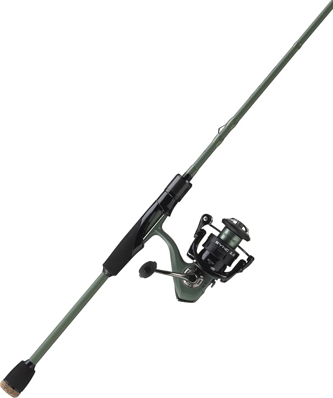 13 Fishing SYNC Spin Combo, 6'6" Light Power Spinning Rod with 1000 Size Reel, Freshwater Fishing Combo for Bass, Trout & Panfish