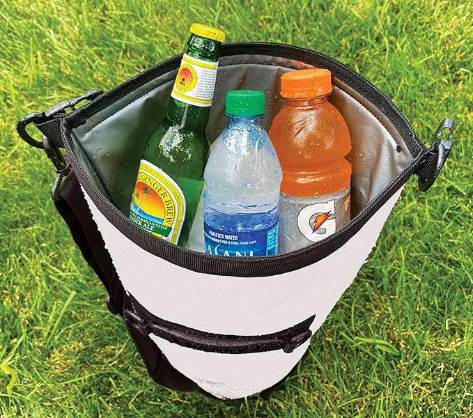 Enthusiast Gear Insulated Dry Bag Floating Cooler – 10L / 15L / 25L Roll Top, Leak Proof, Waterproof, Collapsible, with Padded Shoulder Strap - Perfect for Kayaking Fishing Beach