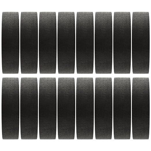 Guard-Tex® Black Finger Tape 3/4 in Self-Adhering Cotton Gauze for Trades — No Adhesive No Residue Skin Protection and Tool Grip — 16 Rolls x 90 ft — Made in USA Since 1935
