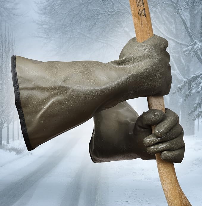 Extreme Cold Weather PVC Coated with Thinsulate Lined Decoy Hunting Gloves, 330, One Size Fits Most