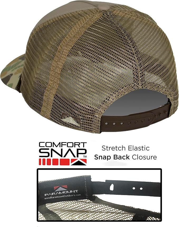 Paramount Outdoors Sporting Hat Collection for Men Hunting and Fishing Caps with ComfortSnap
