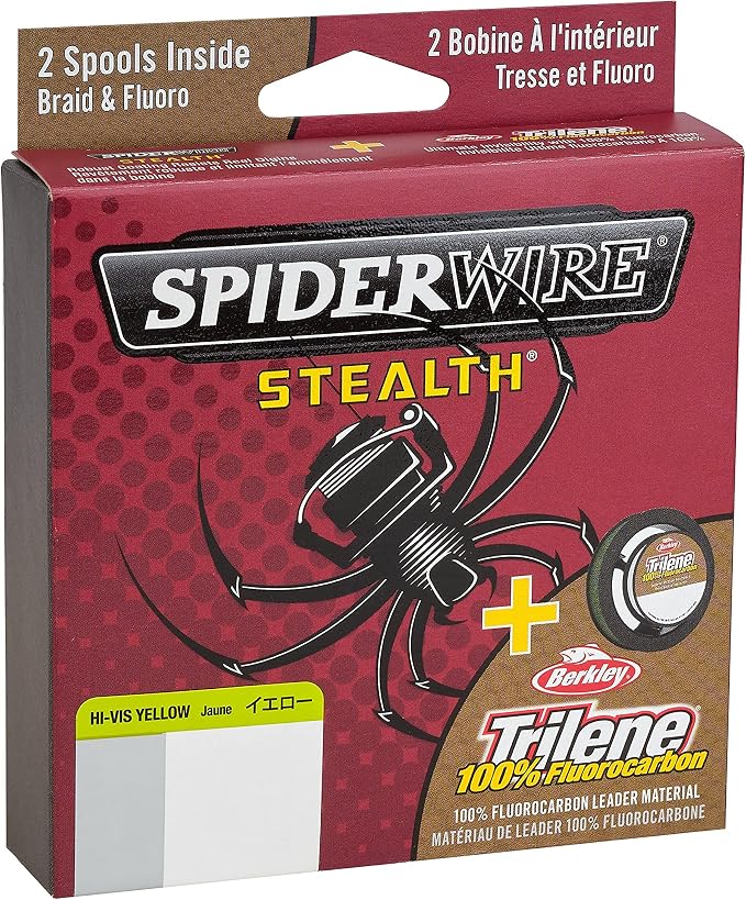 Spiderwire Ultracast Fluorocarbon 200-Yard Spool (Clear, Pound Test 4)
