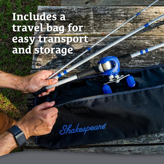 Shakespeare Agility Low Profile Baitcast Rod and Reel Combo