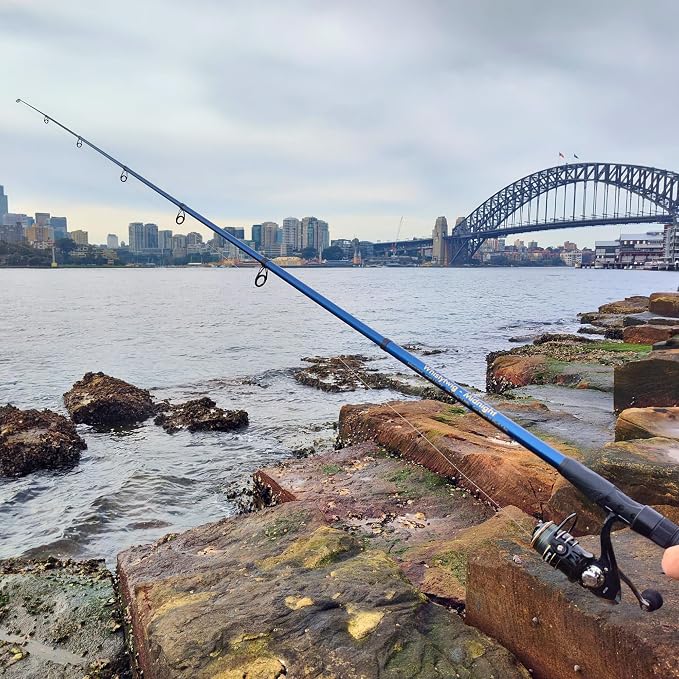Whistytwig Carbon Fiber Telescopic Fishing Rod - Portable Collapsible Design for Travel and Adventure - Versatile Saltwater and Freshwater Fishing Pole