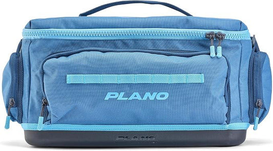 Plano Weekend 3700 Tackle Bag, Cutting-Edge Fishing Tackle Bag, Molded Waterproof Base, Spacious Storage, Die Cut Tool Sleeves, Daisy Chain Attachment Points