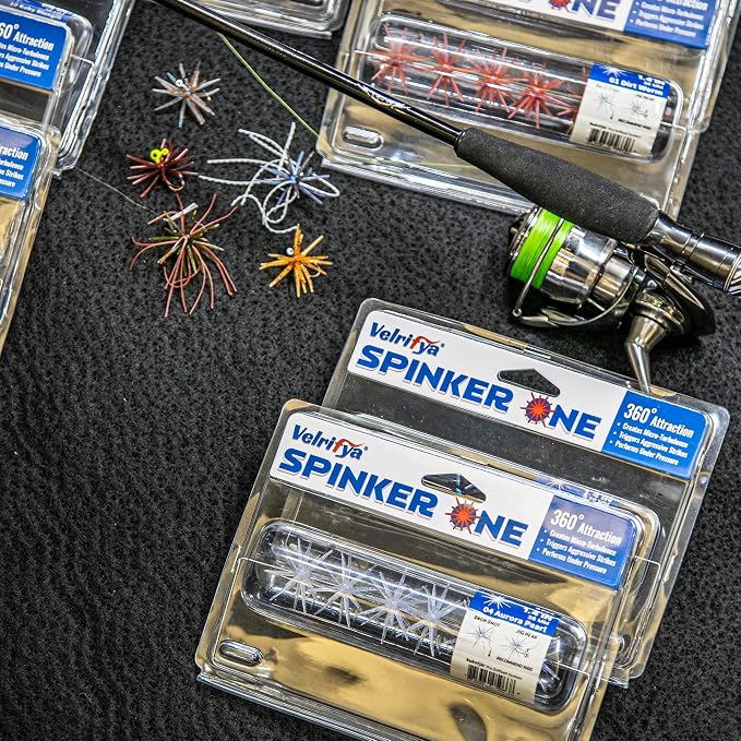 Tentacle Creature Lure, Japanese Style Soft Plastic Baits for Bass Fishing - for Drop Shot, Wacky Rig/Neko Rig and Finesse, Slow Sinking, Soft Bait by Velrifya