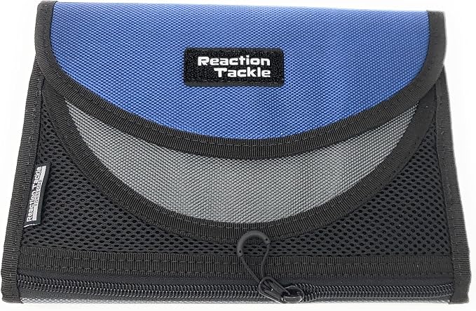 Reaction Tackle Fishing Tackle Organizer Case | Soft Bait Binder | Keep Soft Plastic Baits and Tackle Organized | Removable Storage Pockets