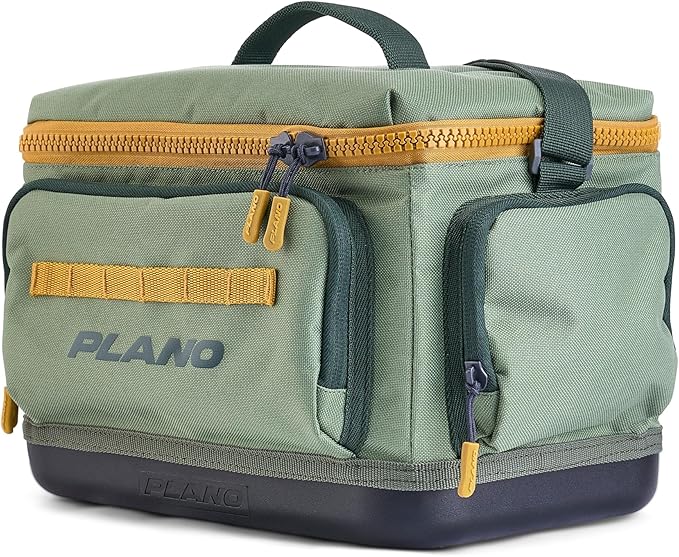 Plano Weekend 3600 Tackle Bag, Cutting-Edge Fishing Tackle Bag, Molded Waterproof Base, Spacious Storage, Die Cut Tool Sleeves, Daisy Chain Attachment Points