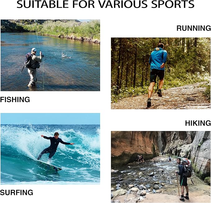Men's UPF 50+ Sun Protection Hoodie Shirt Long Sleeve SPF Fishing Outdoor UV Hiking Lightweight Shirts