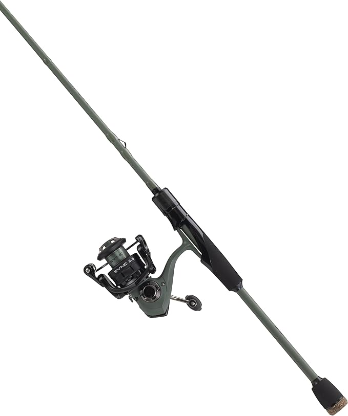 13 Fishing SYNC Spin Combo, 6'6" Light Power Spinning Rod with 1000 Size Reel, Freshwater Fishing Combo for Bass, Trout & Panfish