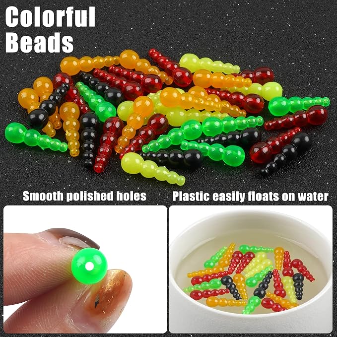 Walleye Rig Making Kit,230pcs DIY Fishing Lure Making Supplies Crawler Harness Walleye Spinner Rigs Colorado Blades Pompano Floats Clevises Beads Hooks Spinner Lure Making Kit