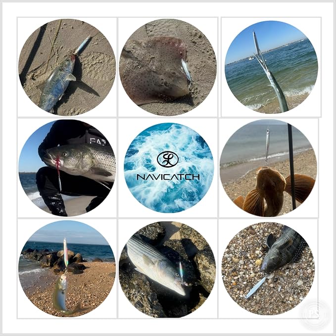 Saltwater Fishing Lures Fishing Jigs Fishing Spoons for Striped bass, Pompano, Spanish Mackerel ，Bluefish