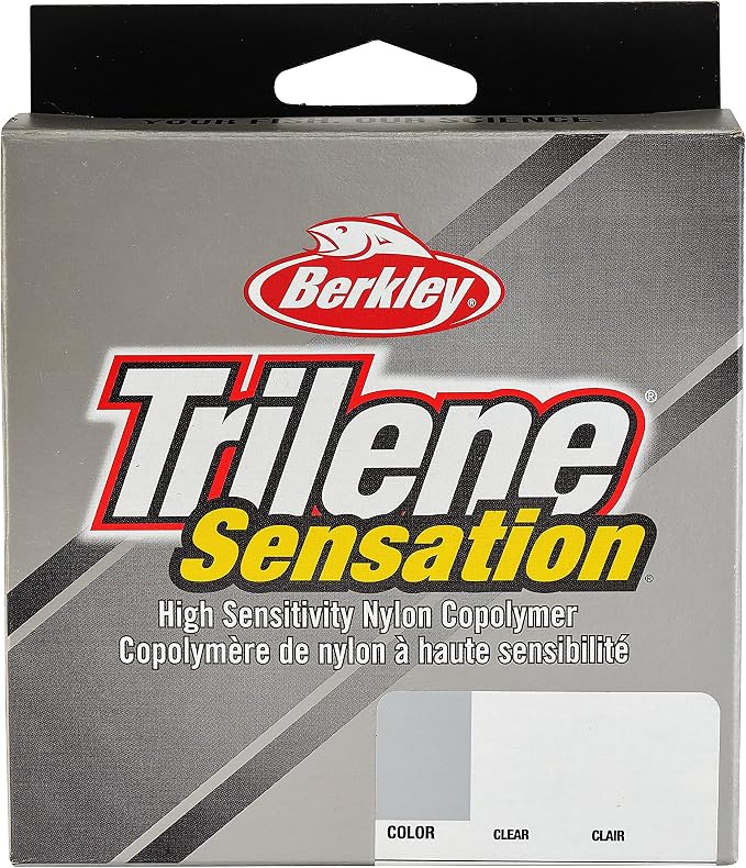 Berkley Trilene® Sensation, Clear, 12lb | 5.4kg Monofilament Fishing Line, Suitable for Freshwater Environments