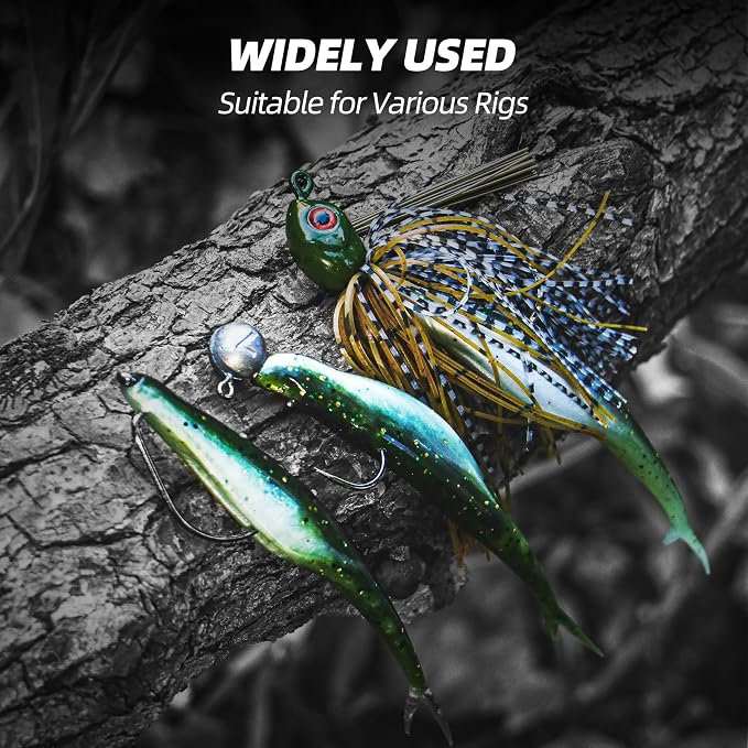Forked Tail Soft Baits- Realistic Jerk Bait & Fluke Action Soft Lures for Bass, Trout & Crappie - Versatile Freshwater & Saltwater Fishing Bait (2.75"-5")