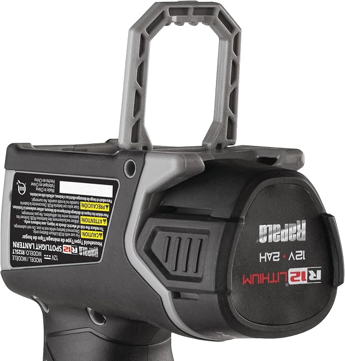 Rapala R12 Lithium Spotlight Lantern, Rechargeable 1000 Lumen Work Light for Camping, Boats, Emergency, and Night Fishing