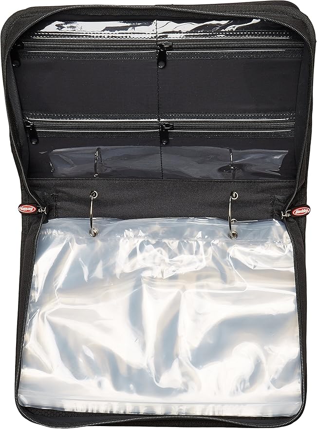 Berkley Soft Bait Binder 1490, 7 Heavy Duty Sleeves Hold Up to 42 Standard Bait Binder Bags, Organize and Store All Your Soft Baits for Quick and Easy Access