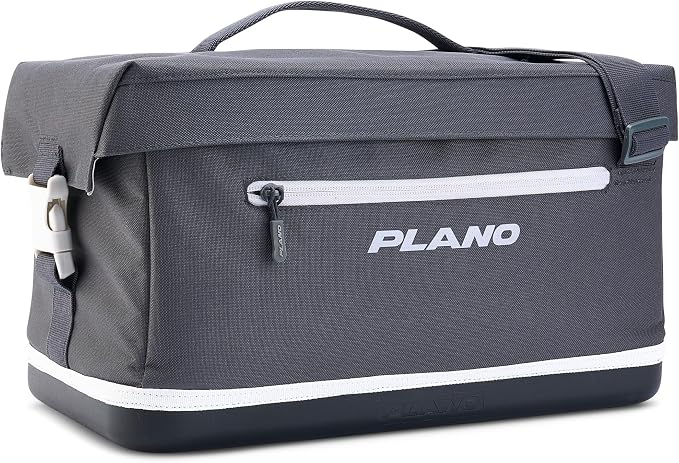 Plano Weekend Softside 3700 Tackle Bag, Cutting-Edge Fishing Tackle Bag, Molded Waterproof Base, Spacious Storage, Die Cut Tool Sleeves, Daisy Chain Attachment Points