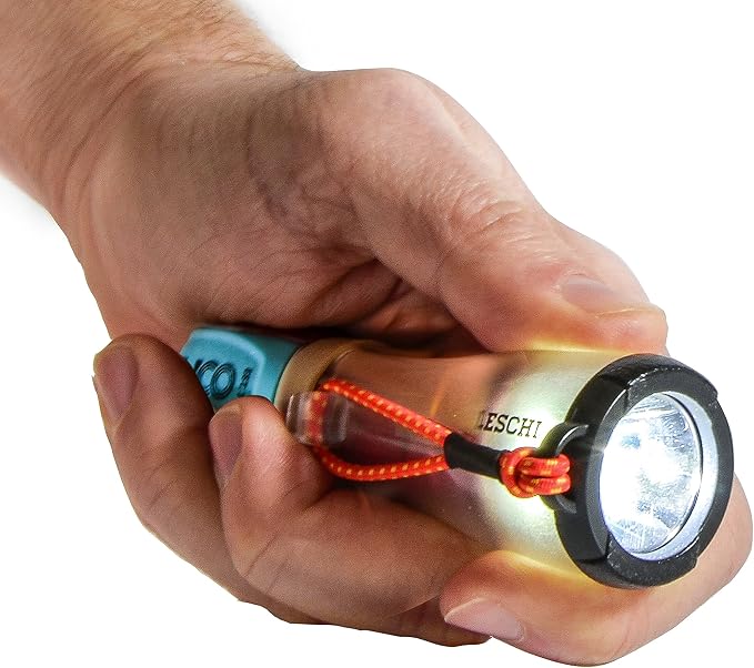 UCO Leschi Lantern, 110 Lumen Camping Lantern and Battery-Powered LED Flashlight with Dimmer and Strobe