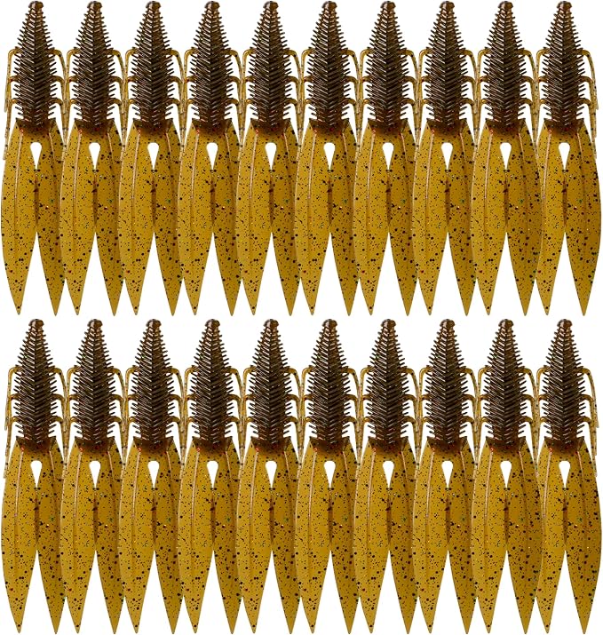 6th Sense – Bodega – Soft Plastic Creature Bait – Bass Fishing – Twin Ridge Tail Action – Multiple Sizes – Made in the USA