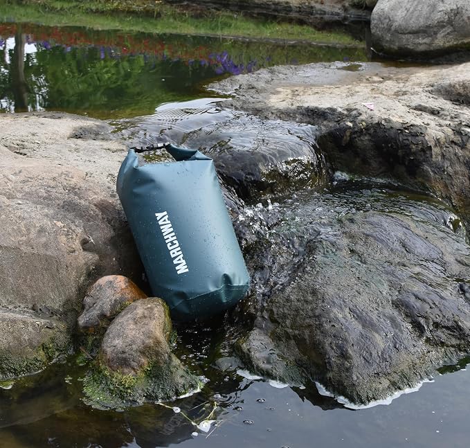 MARCHWAY Floating Waterproof Dry Bag Backpack 5L/10L/20L/30L/40L, Roll Top Sack Keeps Gear Dry for Kayaking, Rafting, Boating, Swimming, Camping, Hiking, Beach, Fishing