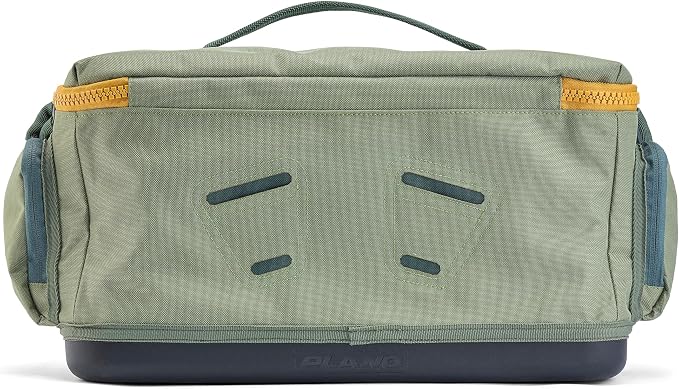 Plano Weekend 3700 Tackle Bag, Cutting-Edge Fishing Tackle Bag, Molded Waterproof Base, Spacious Storage, Die Cut Tool Sleeves, Daisy Chain Attachment Points