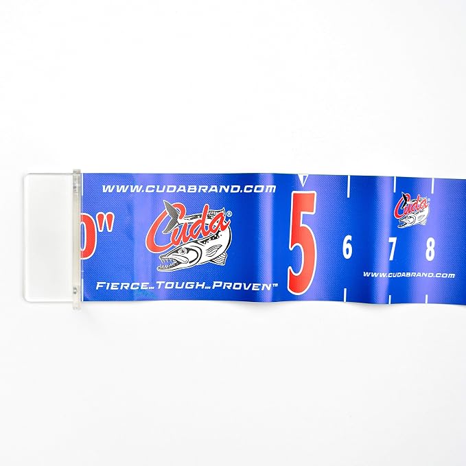 Cuda Fish Tape Measure with Velcro Storage Strap