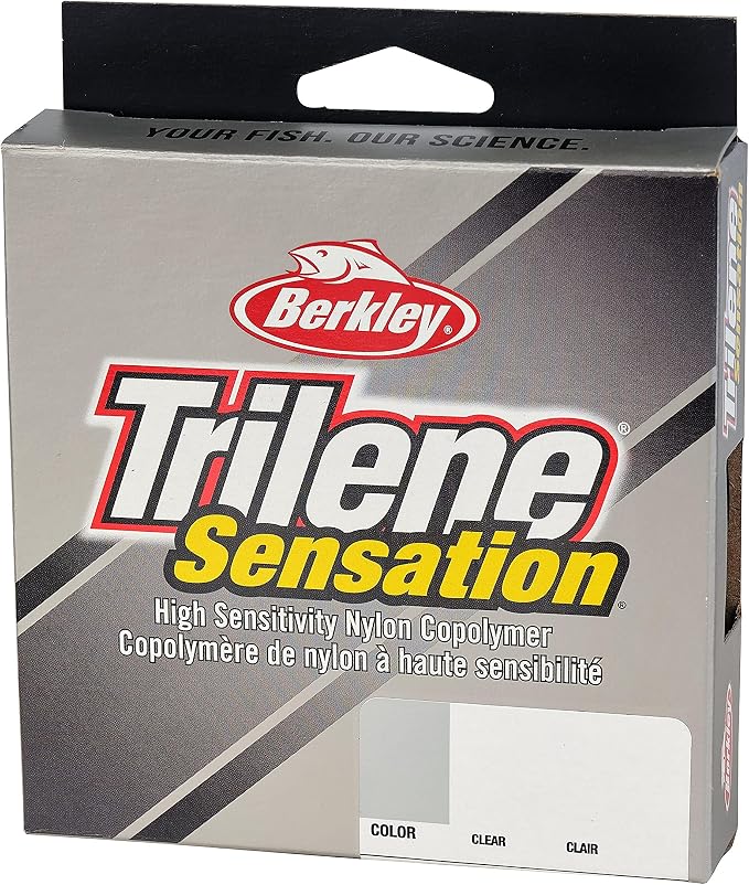 Berkley Trilene® Sensation, Clear, 4lb | 1.8kg Monofilament Fishing Line, Suitable for Freshwater Environments