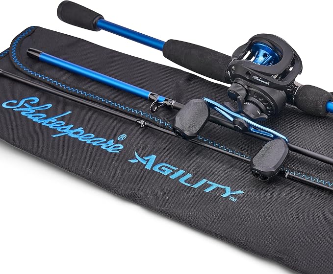 Shakespeare Agility Low Profile Baitcast Rod and Reel Combo