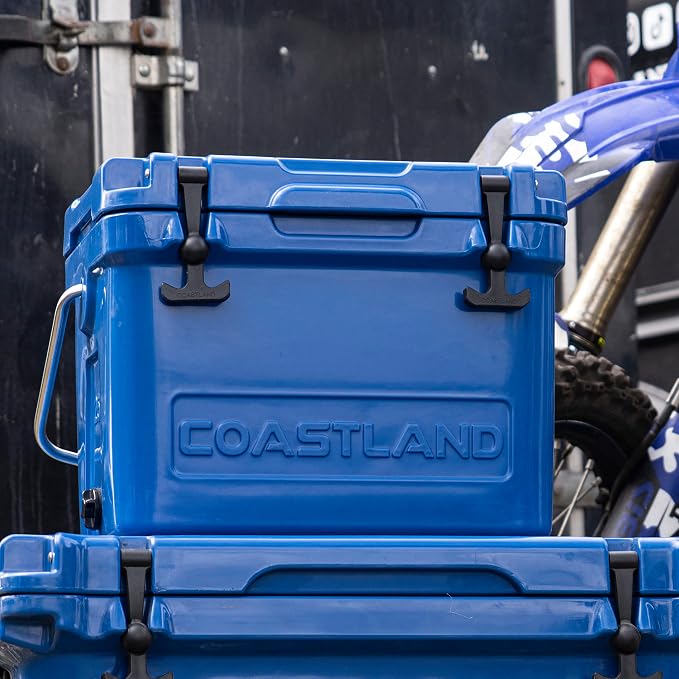 Coastland Bay Series Cooler Premium Everyday Use Insulated Rotomolded Cooler, Small Ice Chest for Tight Spaces, Soccer Games, & Tailgates