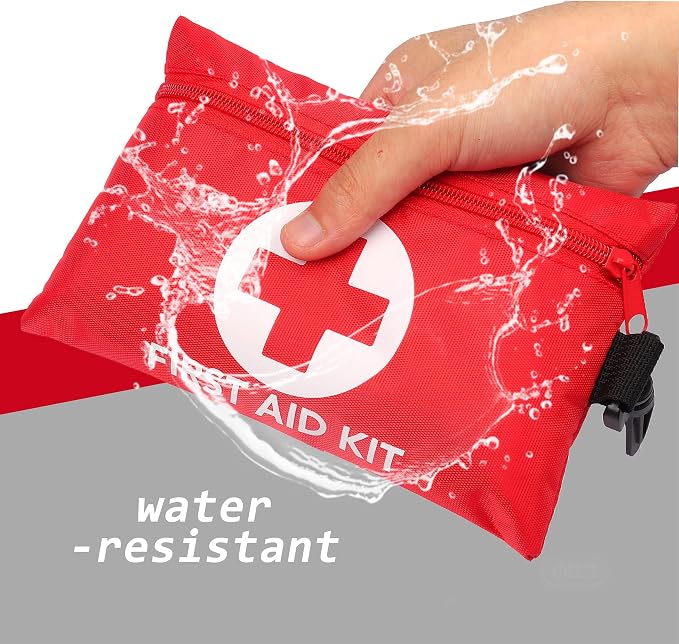 Galaxylense 151 Pcs First Aid Kits Small for Survival Emergency Trauma Military Tactical Medical School Office Home Hunting Camping Hiking Fishing IFAK EMT Bag