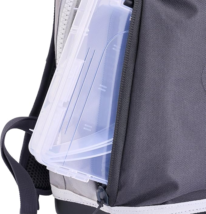 Plano Weekend Softside 3700 Tackle Backpack, Cutting-Edge Fishing Tackle Bag, Molded Waterproof Base, Spacious Storage, Die Cut Tool Sleeves, Daisy Chain Attachment Points