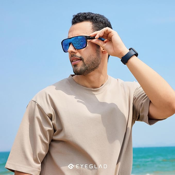 MARS Lifestyle Outdoor Polarized sunglasses UV400 Anti-Seawater Women Men Adult Teenager Running Fishing Sports