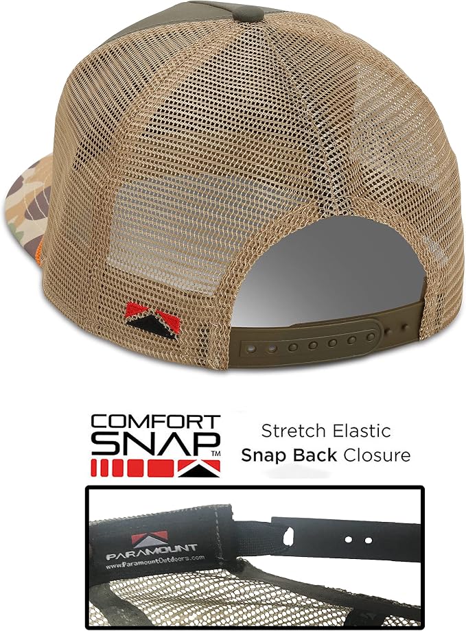 Paramount Outdoors Sporting Hat Collection for Men Hunting and Fishing Caps with ComfortSnap
