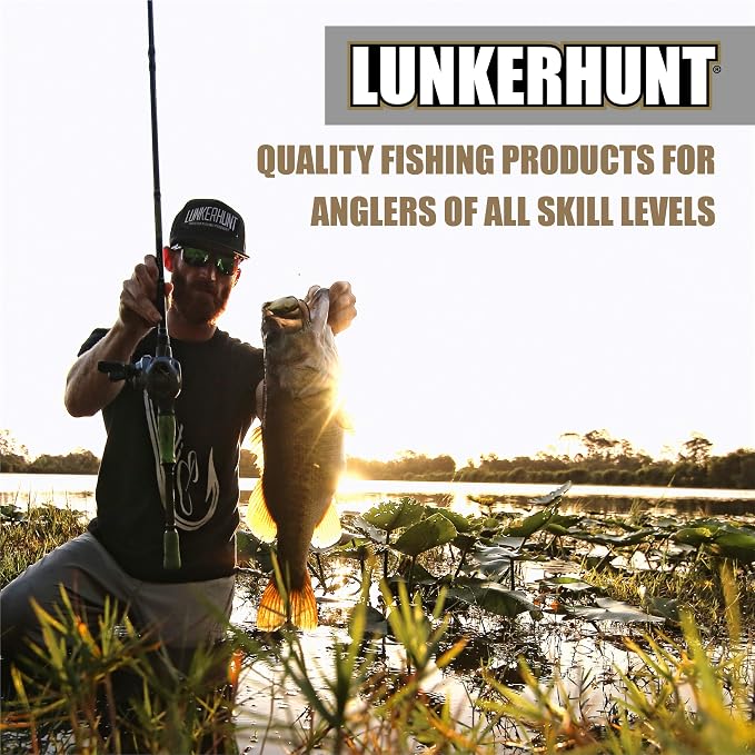 LUNKERHUNT Phantom Spider Lure for Bass Fishing (2.5 Inch) | Topwater Spider Fishing Lure with Natural Walking Action | Soft Hollow Body Weedless Hooks for Trout and Pike