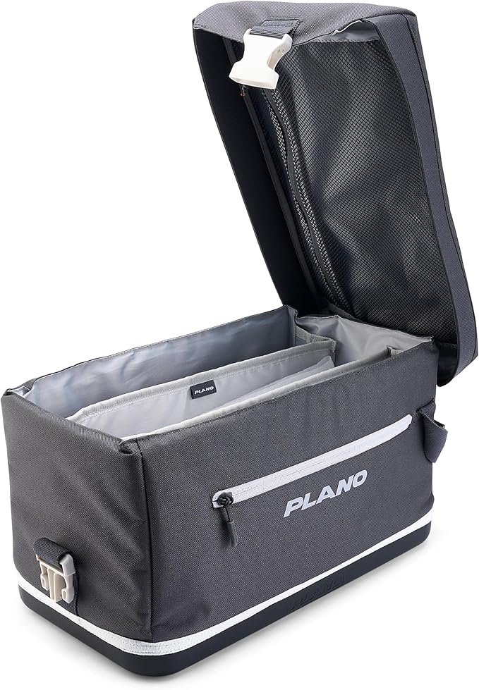 Plano Weekend Softside 3700 Tackle Bag, Cutting-Edge Fishing Tackle Bag, Molded Waterproof Base, Spacious Storage, Die Cut Tool Sleeves, Daisy Chain Attachment Points