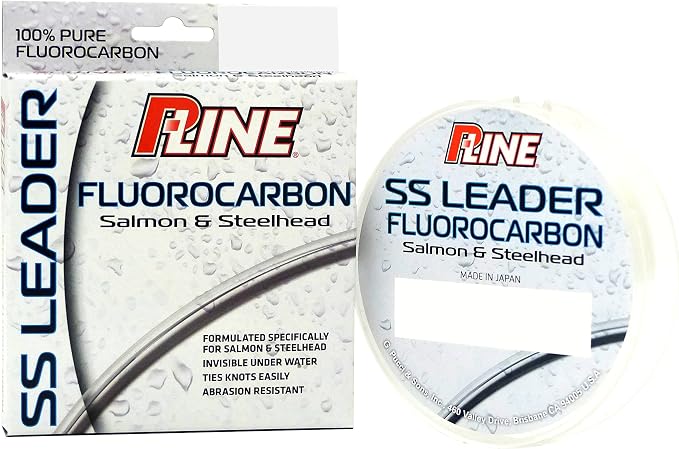 P-Line Salmon/Steelhead Select Fluorocarbon 100 yd Leader Material