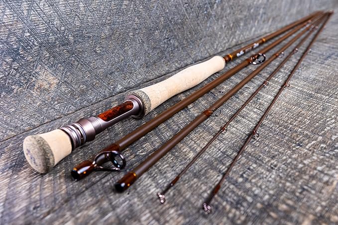 Moonshine Rod Company Fast Action Fly Fishing Rod – Carbon Fiber Graphite Rod with Zippered Travel Case – Drifter II, Vesper, Epiphany ESN, Outcast, Phantom & Rambler Series - 2WT up to 12WT Rods