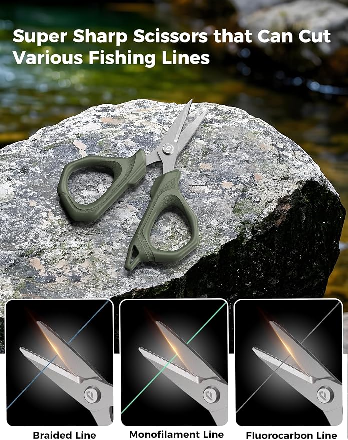 Fishing Tools Kit- Fishing Line Spooler,Tippet Holder,Fishing Scissors,Spinning Reels Spool Belt