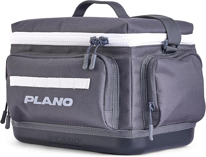 Plano Weekend 3600 Tackle Bag, Cutting-Edge Fishing Tackle Bag, Molded Waterproof Base, Spacious Storage, Die Cut Tool Sleeves, Daisy Chain Attachment Points