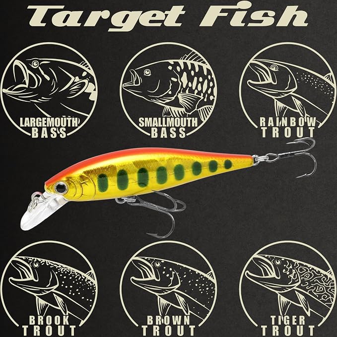 LUCKY CRAFT Pointer 78SP Fishing Lures, 3” Jerkbait Freshwater Bass & Trout Lures, Suspending 4ft–5ft Depth, Jerkbait with Walk-the-Dog Action, Precision Bass Fishing Gear and Accessories