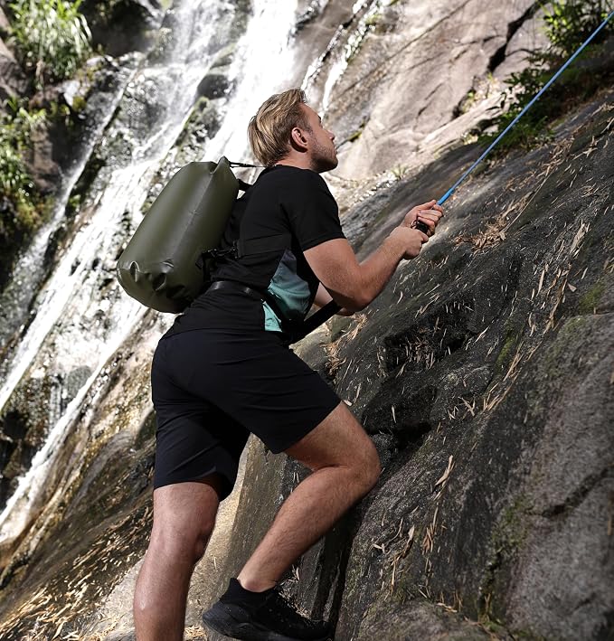 MARCHWAY Floating Waterproof Dry Bag Backpack 5L/10L/20L/30L/40L, Roll Top Sack Keeps Gear Dry for Kayaking, Rafting, Boating, Swimming, Camping, Hiking, Beach, Fishing