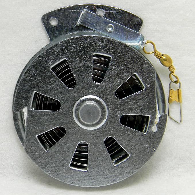 4 Mechanical Fisher's Yo Yo Fishing Reels -Package of 4 Reels- Yoyo Fish Trap -(Flat Trigger Model) by Mechanical Fisher YoYo Automatic Fishing Reel