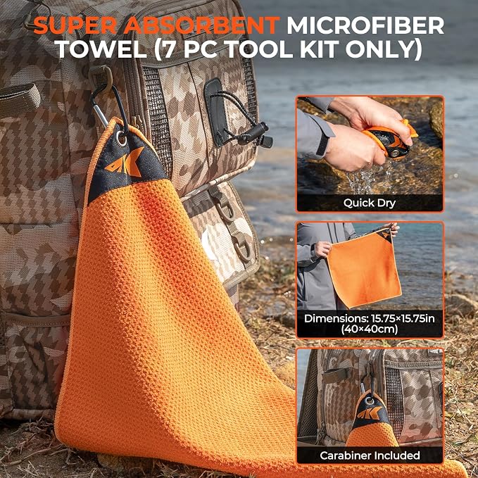 KastKing ToughTide Fishing Scale, USB Charging, 65lb Capacity, Ultra-Thin Digital Fish Scale, LCD Display, Ergonomic Handle, Fish Scales Digital Weight, Fishing Accessories for Men