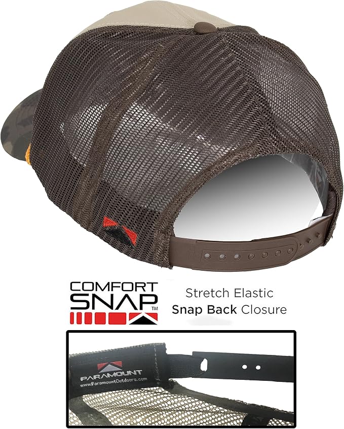 Paramount Outdoors Sporting Hat Collection for Men Hunting and Fishing Caps with ComfortSnap